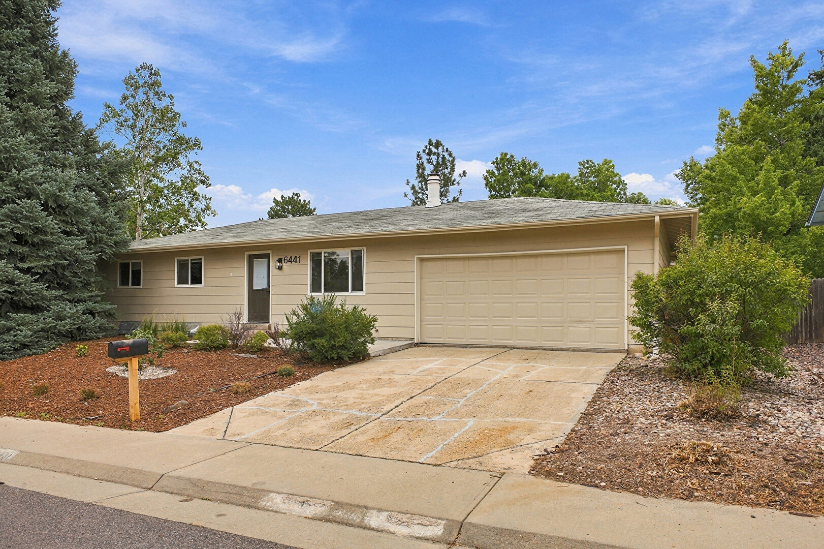 Front at 6441 South Eudora Way, Centennial, CO 80121, listed by Andria and Eric Stashak