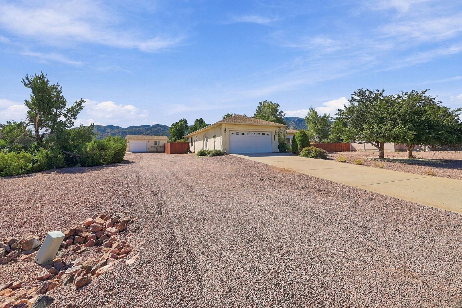 Front yard at 122 Shiloh Drive, Cañon City, CO 81212, listed by Cindy Rein