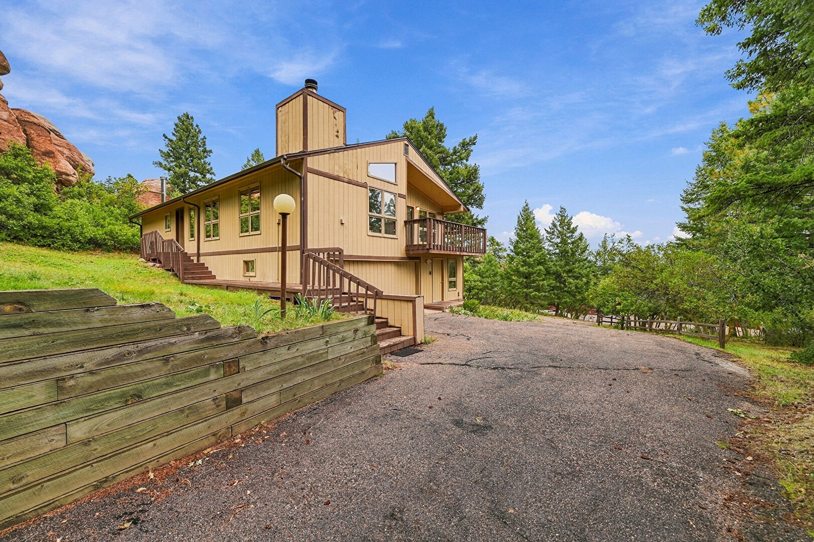 Side of Structure at 6841 Pike Place, Larkspur, CO 80118, listed by Viktoria Natale