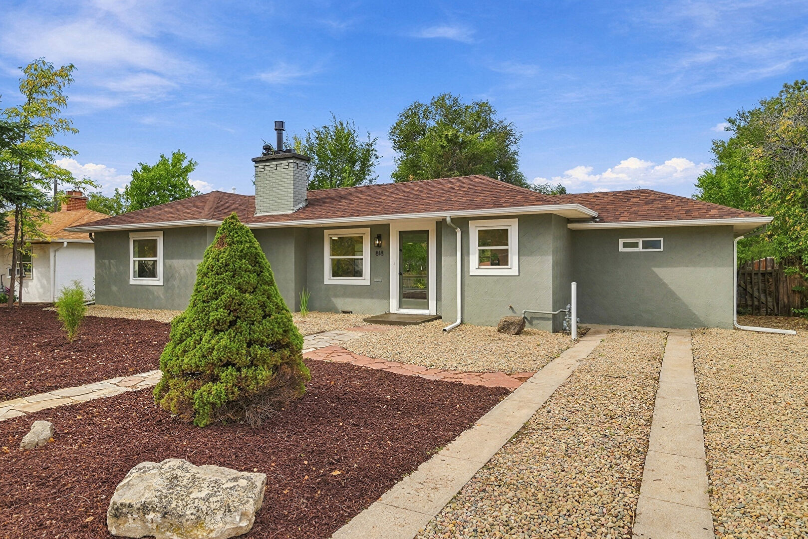 Front at 818 North Meade Avenue, Colorado Springs, CO 80909, listed by Terry Moss