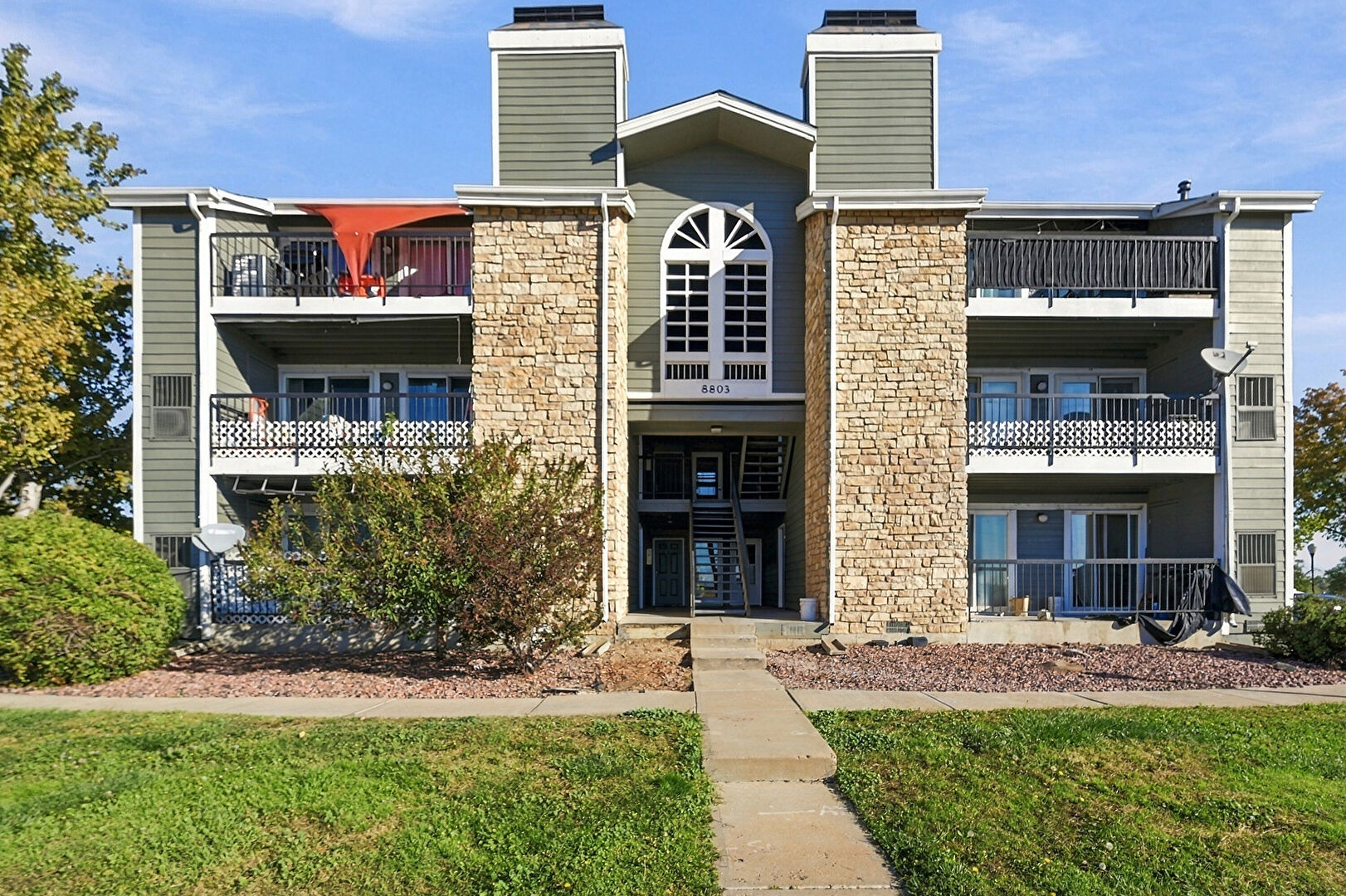 Front at 8803 Colorado Boulevard, D 107, Thornton, CO 80229, listed by Melanie Hood, MLS ID: 3907807