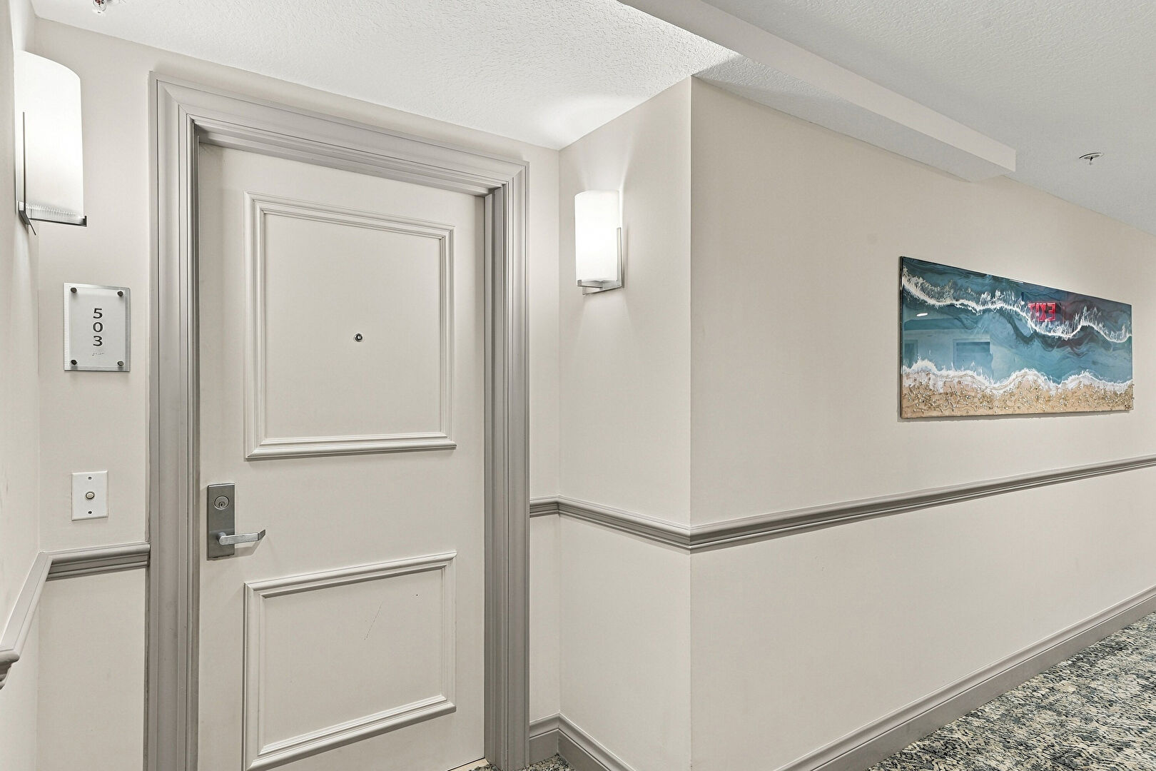 Exterior Entry at 6001 North Ocean Drive, Hollywood, FL 33019, listed by Chad Ryan