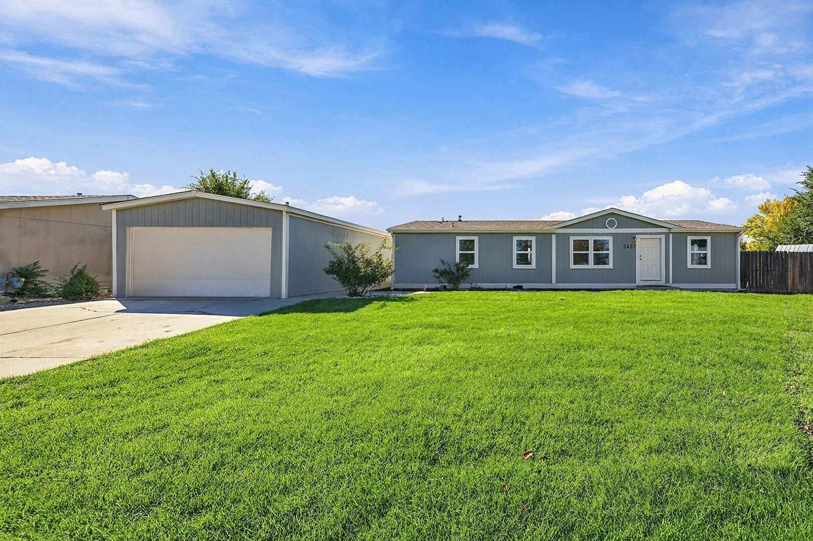 Front at 3437 West 3rd Street, Greeley, CO 80631, listed by Leslie Blanco