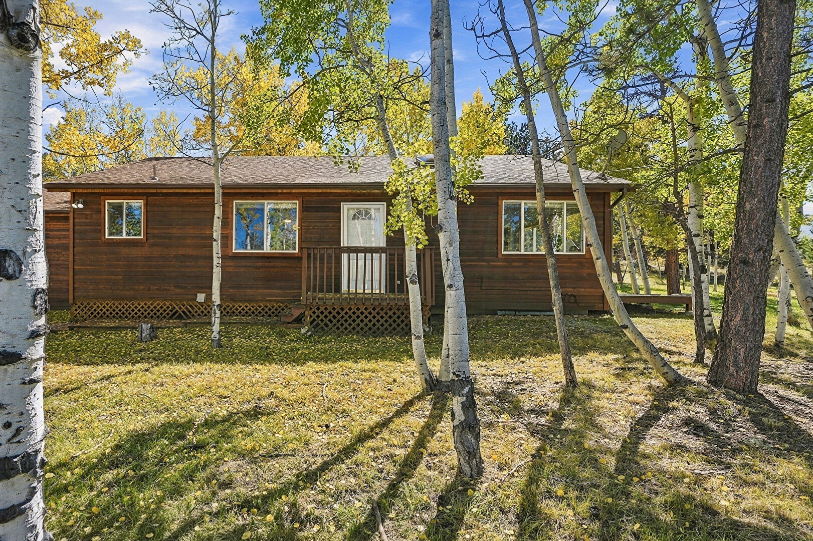 Front at 533 Burland Drive, Bailey, CO 80421, listed by Christine Jaynes
