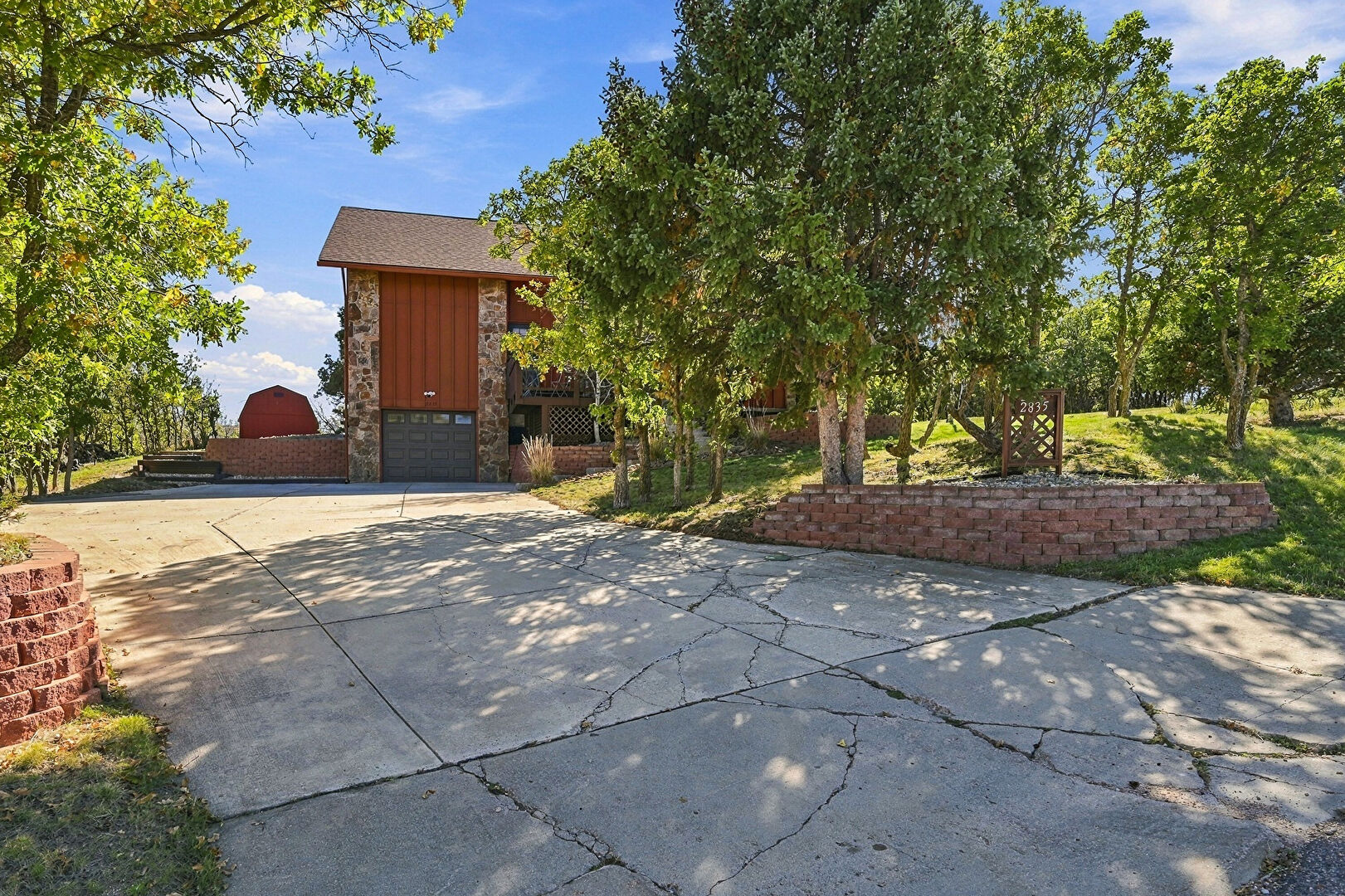 Front at 2835 Roberts Drive, Monument, CO 80132, listed by Amy J Garcia