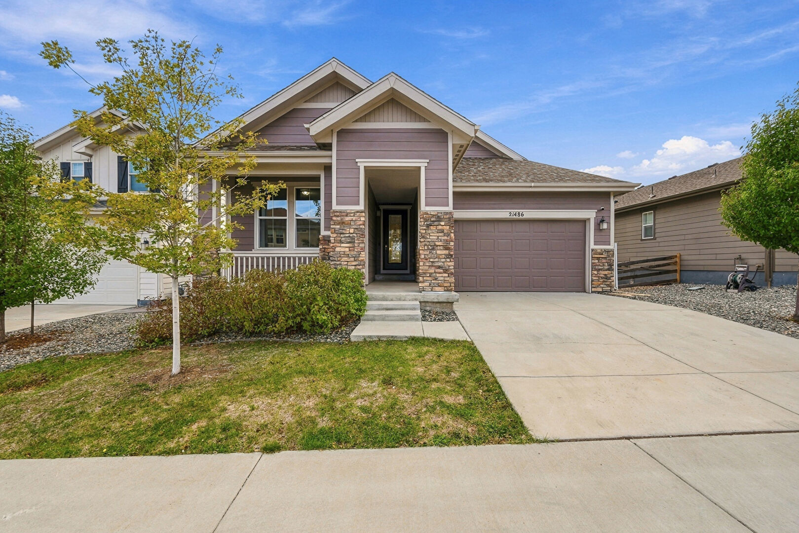 Front at 21486 East Stanford Avenue, Aurora, CO 80015, listed by Tatyana Sturm