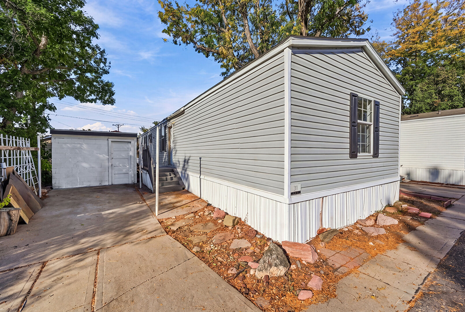 Front at 4105 North Garfield Avenue, Lot 31, Loveland, CO 80538, listed by Jose Hernandez