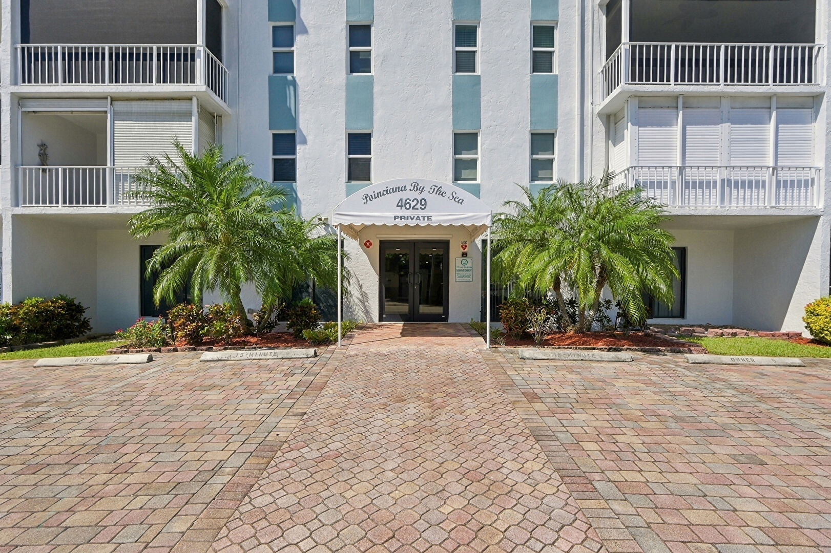 Exterior Entry at 4629 POINCIANA ST # 306, 306, LAUDERDALE BY THE SEA, FL 33308, listed by Rachael Barach