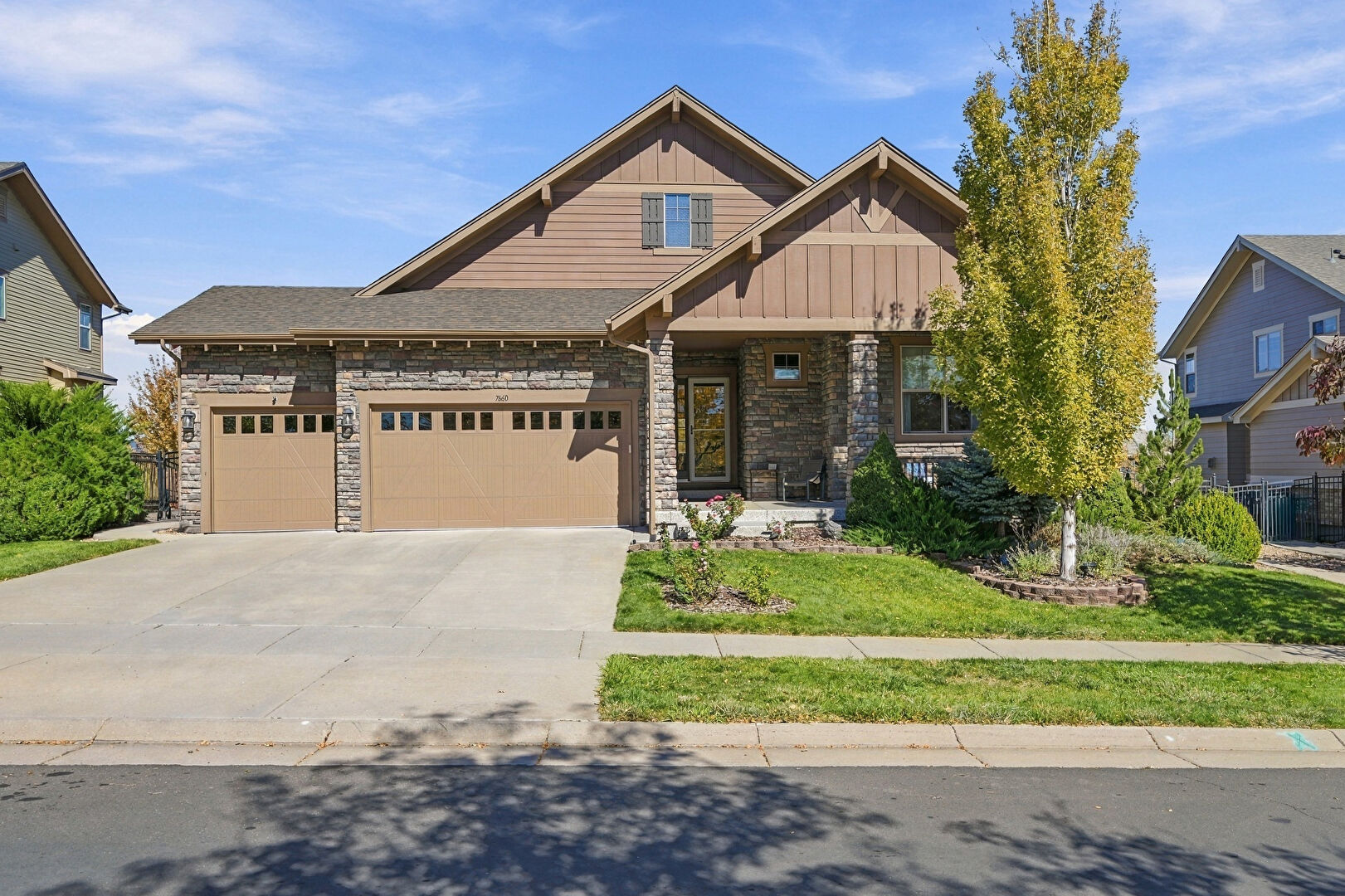 Front at 7660 South Blackstone Parkway, Aurora, CO 80016, listed by Luke Brenning