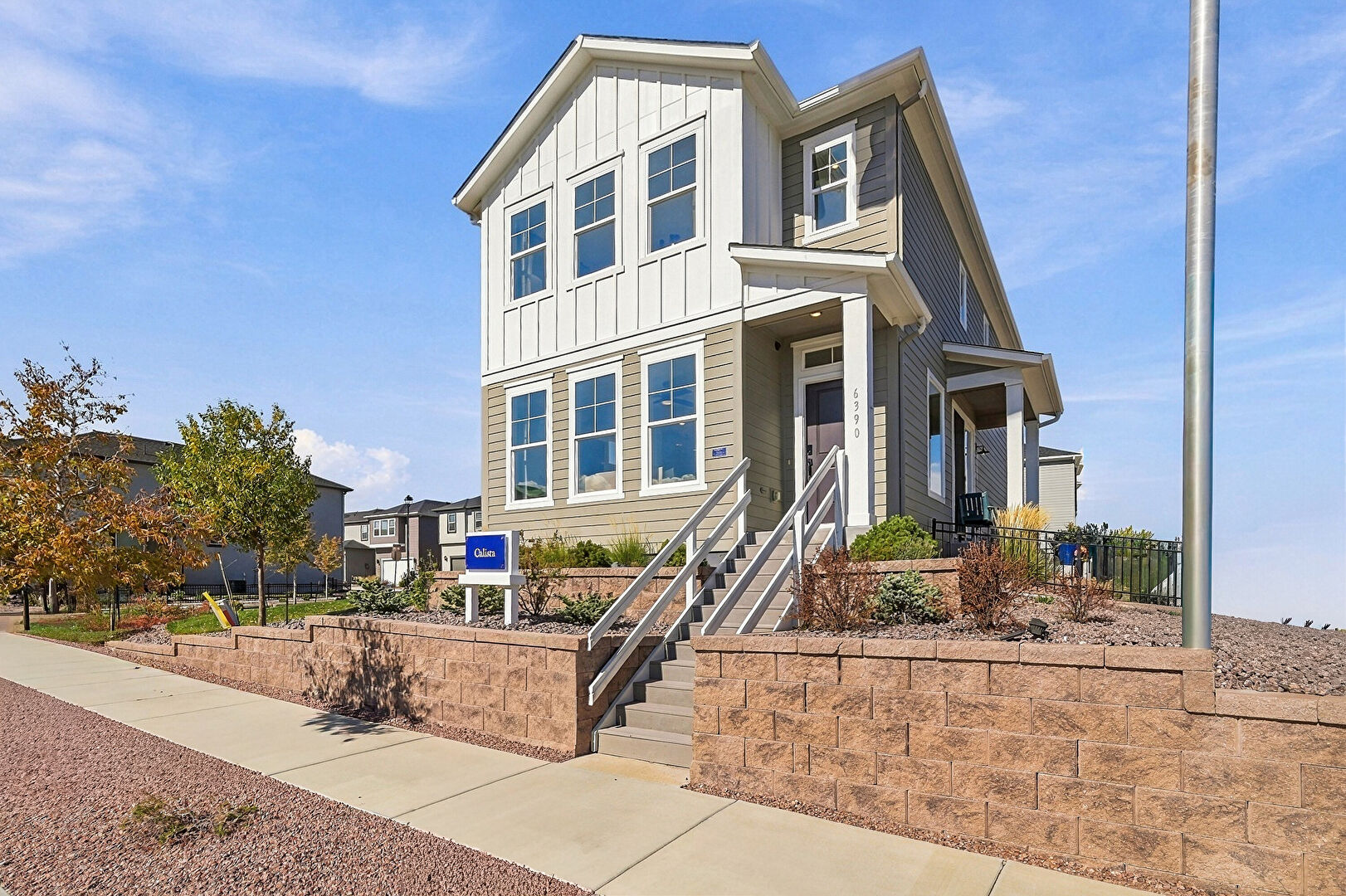 Front at 6390 Levity Heights, Colorado Springs, CO 80924, listed by Gabriella Ennesser
