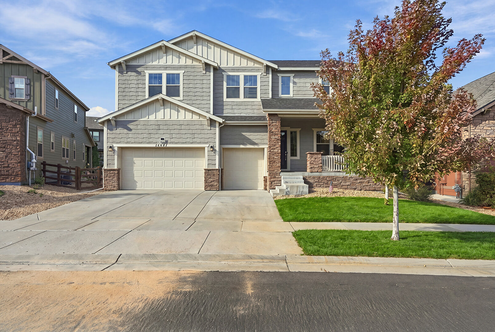 Front at 14641 Crouch Place, Parker, CO 80134, listed by Sean Nelson