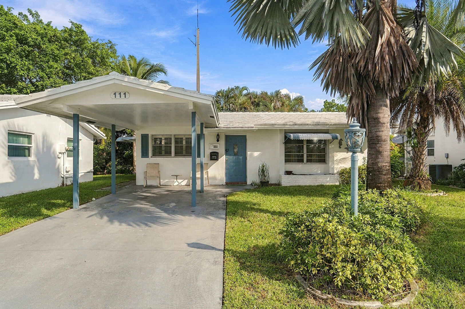Front at 111 Northwest 25th Court, Pompano Beach, FL 33064, listed by Janet Denti