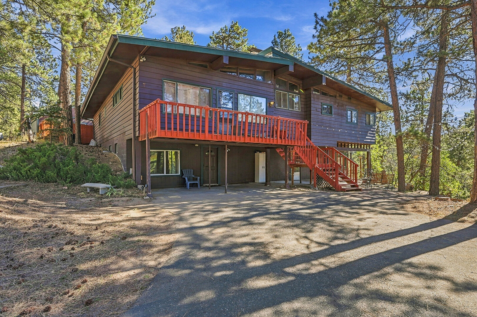 Front at 19598 Hill Dr, LOWER UNIT, Morrison, CO 80465, listed by Kimberly Burns