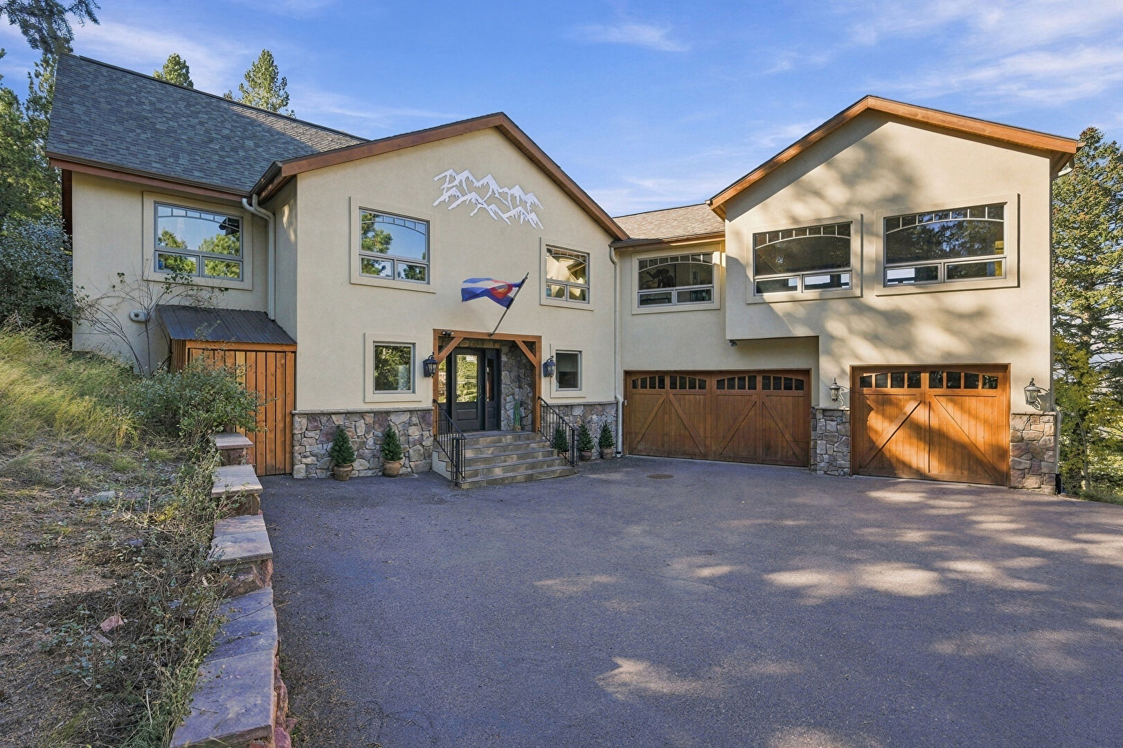 Front at 25724 independence trail, Evergreen, CO 80439, listed by Mike Lynch
