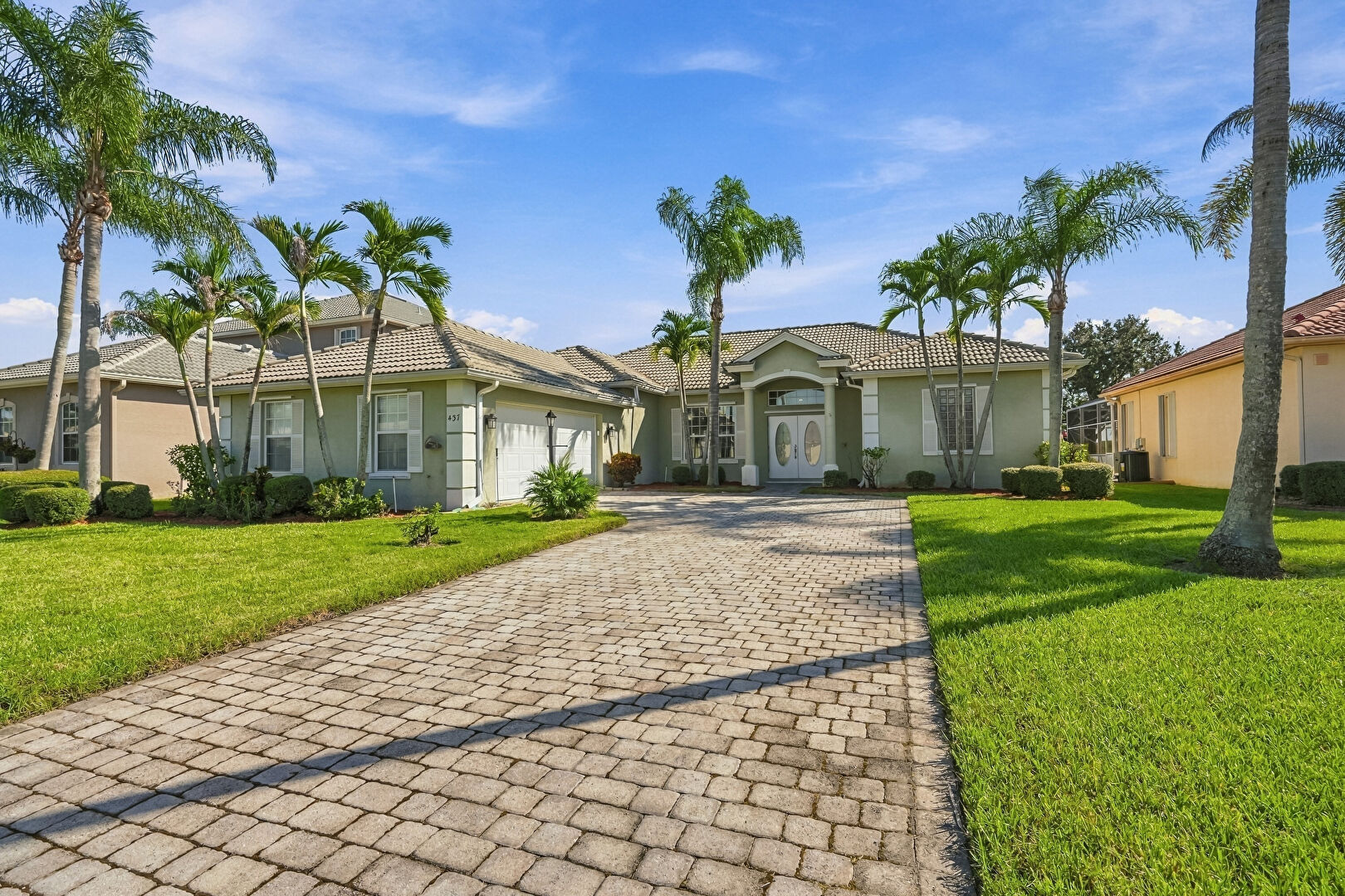 Front at 437 Northwest Canterbury Court, Port St. Lucie, FL 34983, listed by Richele Sirak