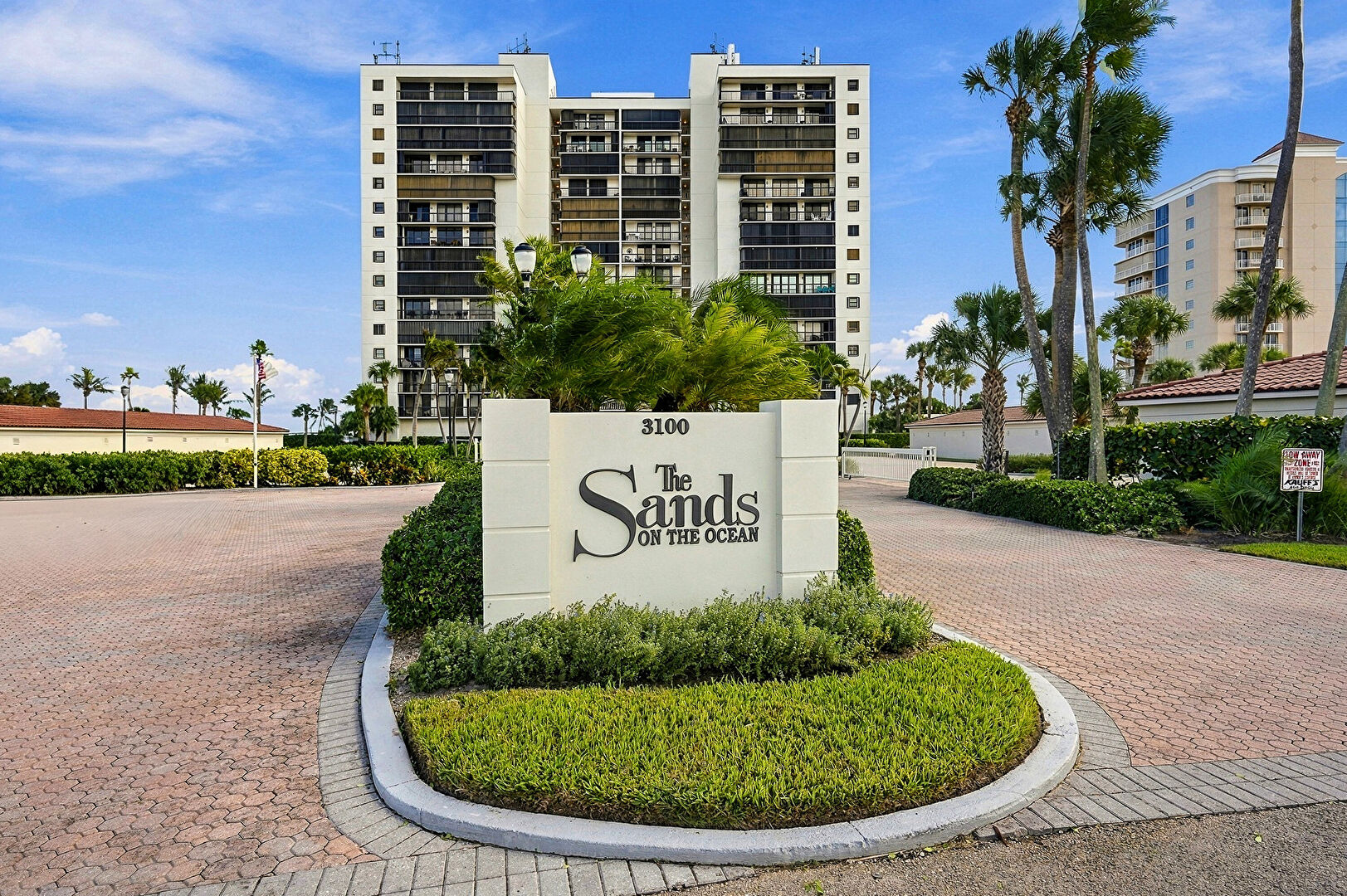 Community Sign at 3100 North Highway A1A, PHB5, Fort Pierce, FL 34949, listed by Angela Ackermann