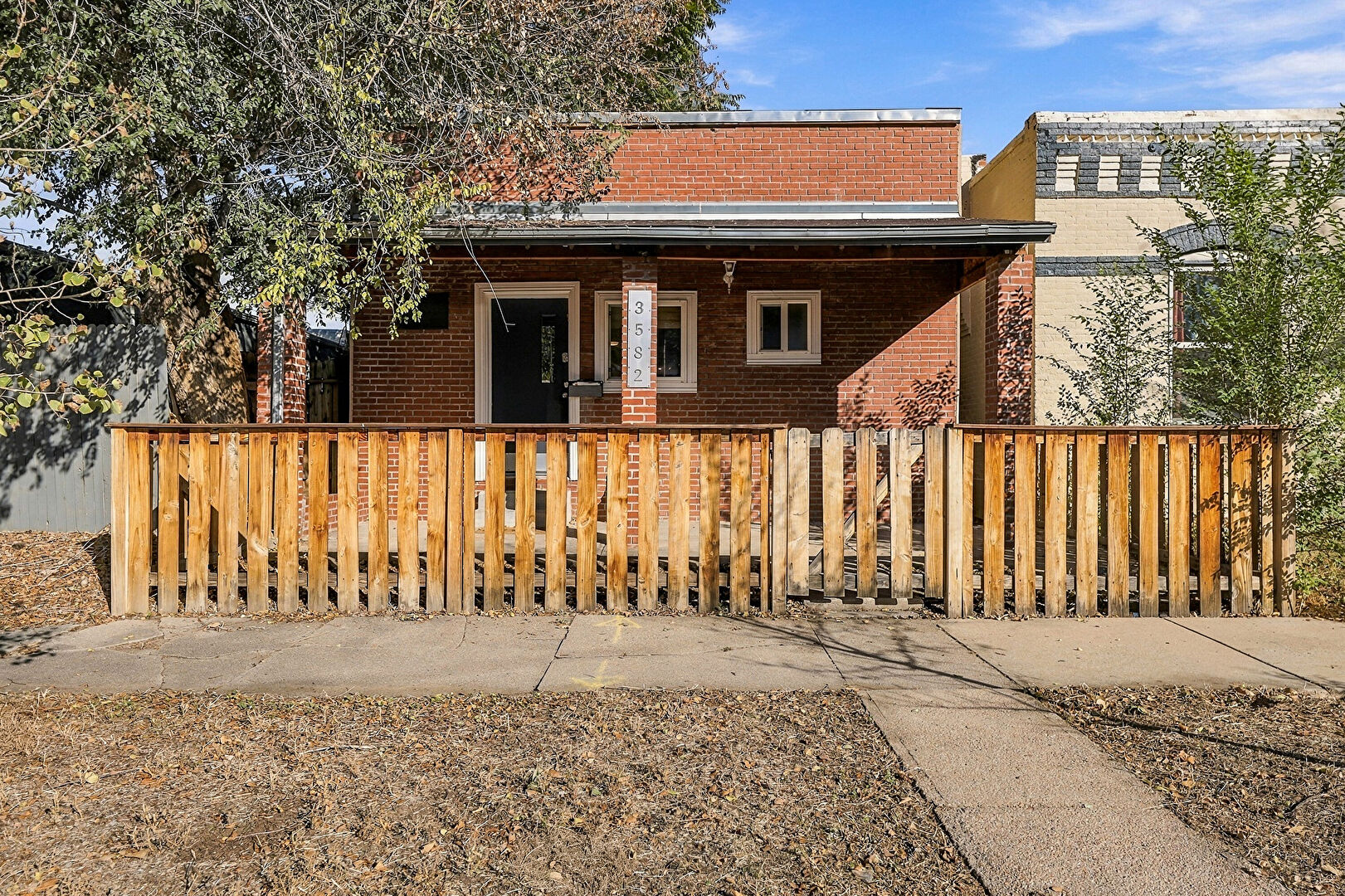 Front at 3582 N High St, Denver, CO 80205, listed by Taylor Haas