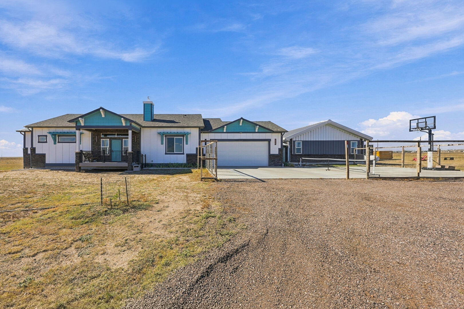 Front at 9275 palomino ridge view, Peyton, CO 80831, listed by Chris L. Anderson