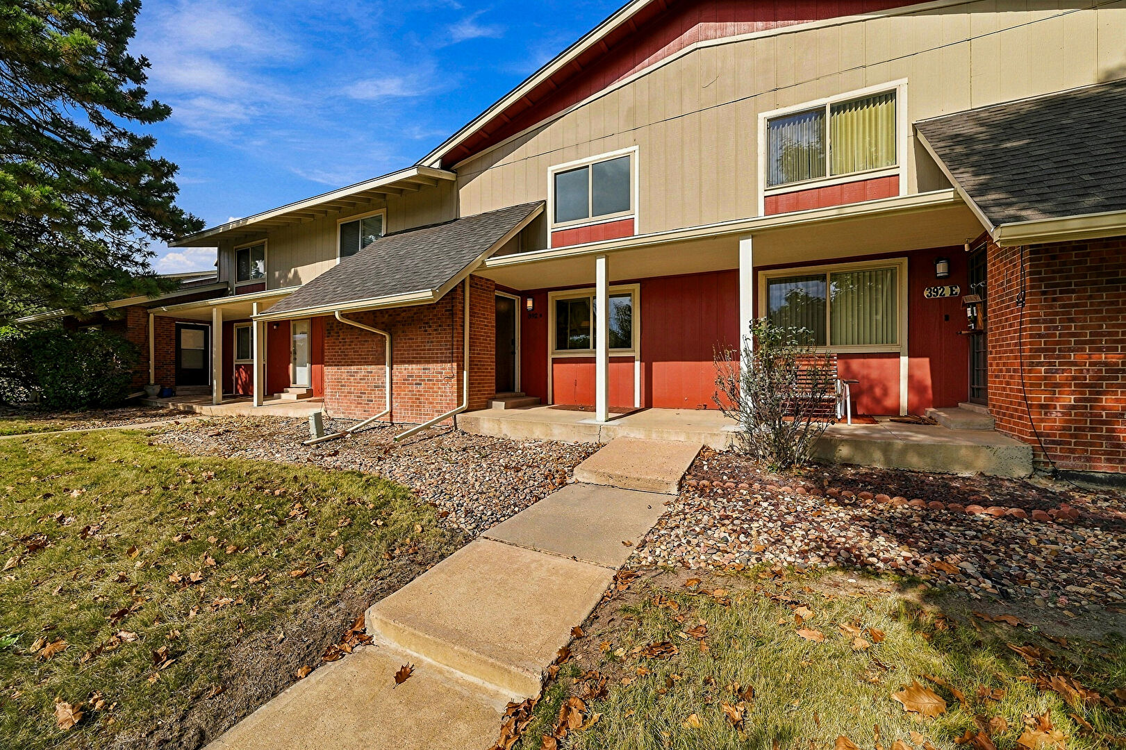 Front at 392 West Rockrimmon Boulevard, Unit D, Colorado Springs, CO 80919, listed by Terry Moss