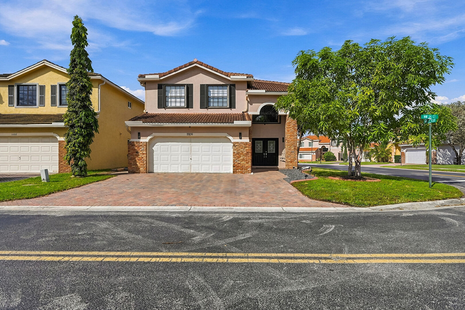 Front at 11109 Northwest 34th Court, Coral Springs, FL 33065, listed by David Castella, MLS ID: B26091357
