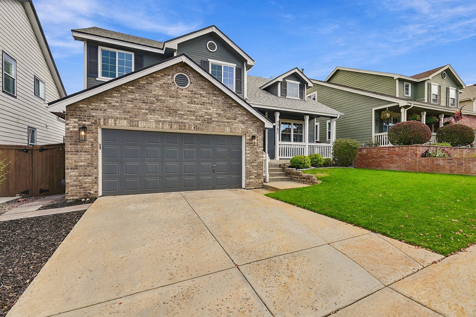 Front at 9782 Bucknell Court, Highlands Ranch, CO 80129, listed by TED A KRONER
