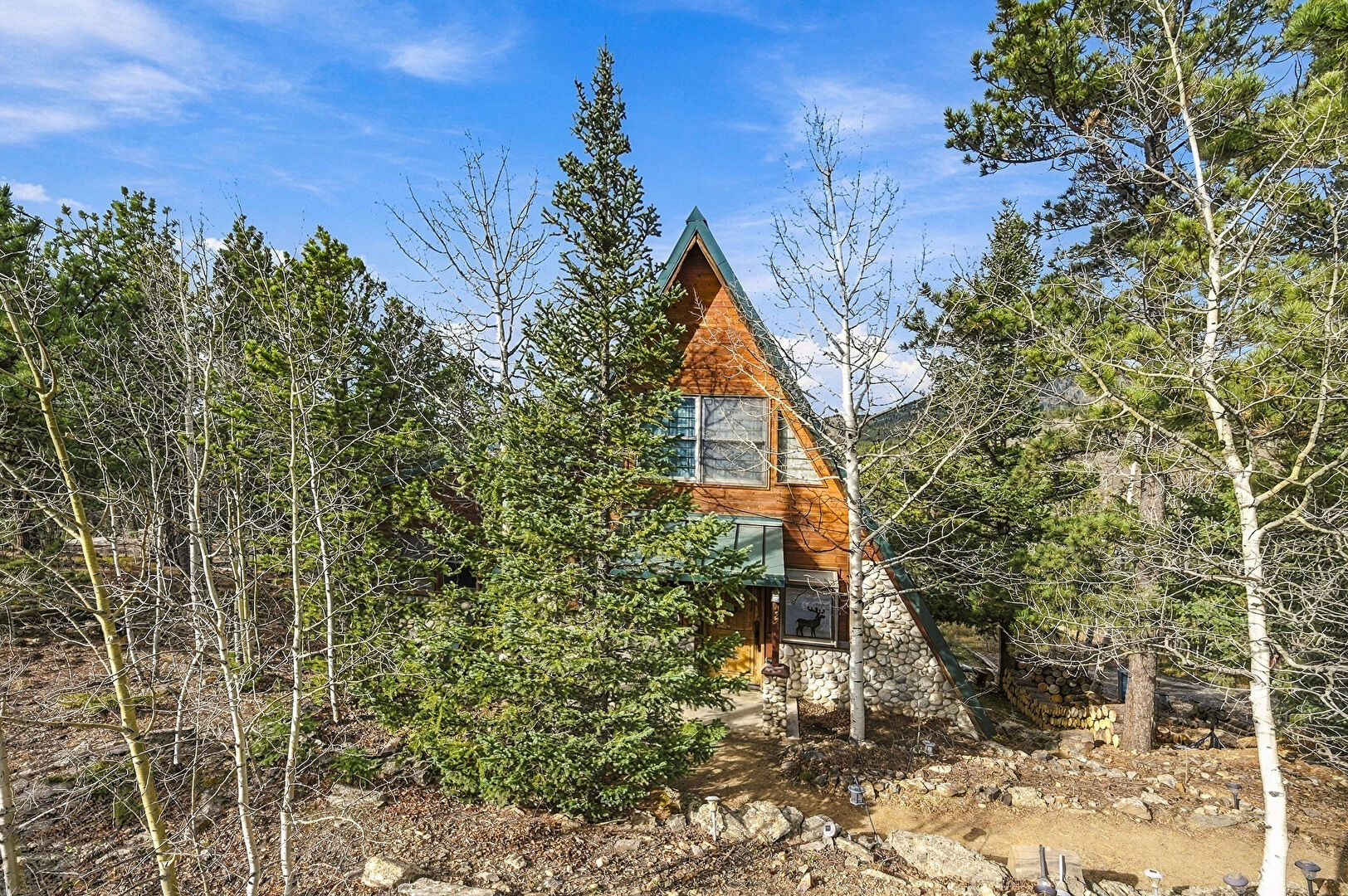 Property Exterior at 133 Evergreen Road, Black Hawk, CO 80422, listed by Celeste Hale, MLS ID: 5554553