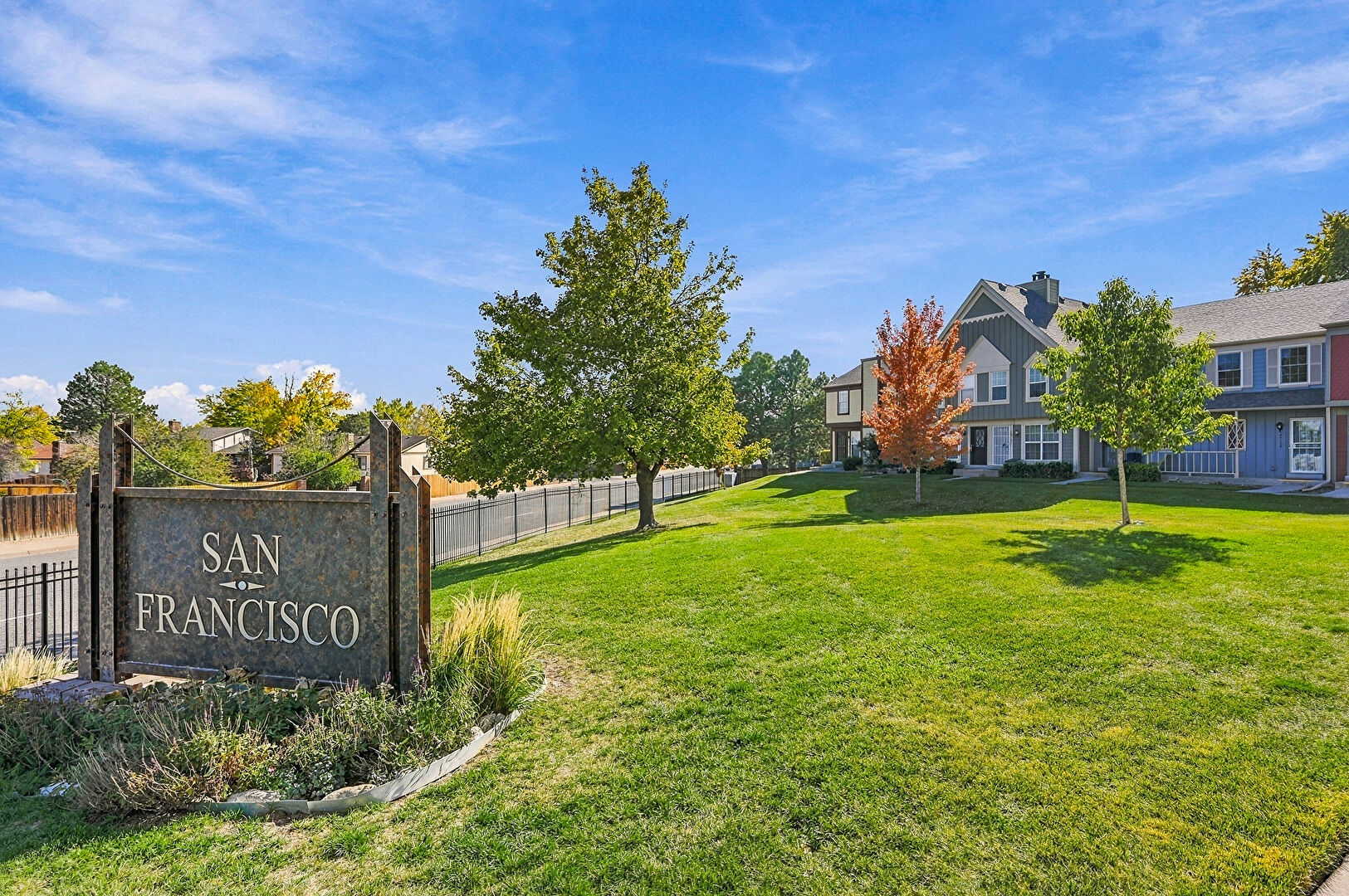 Community Sign at 14446 E Hawaii Cir #D, Aurora, CO 80012, listed by Taylor Haas